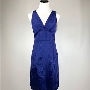 Rebecca Taylor v neck dress Corsair navy